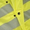 Oberon Hi-Vis FR/ARC-Rated 7.5 oz 88/12 Safety Vest, Snap Closure, Hi-Vis Yellow, L ZFA106-L - alternate 3